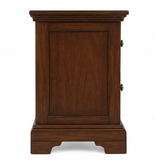 Cambridge Heritage 2-Drawer Bedside Cabinet - Image 3