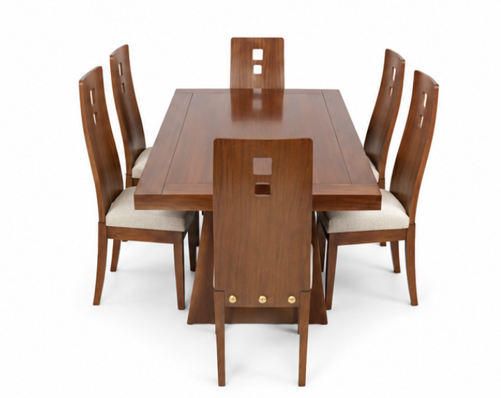 Harlington Modern 6-Seater Dining Set - Image 4