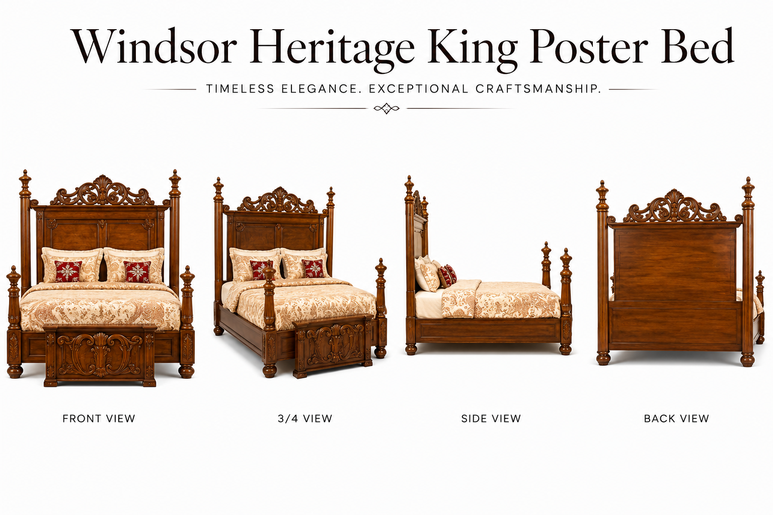 King Poster Bed - Image 5